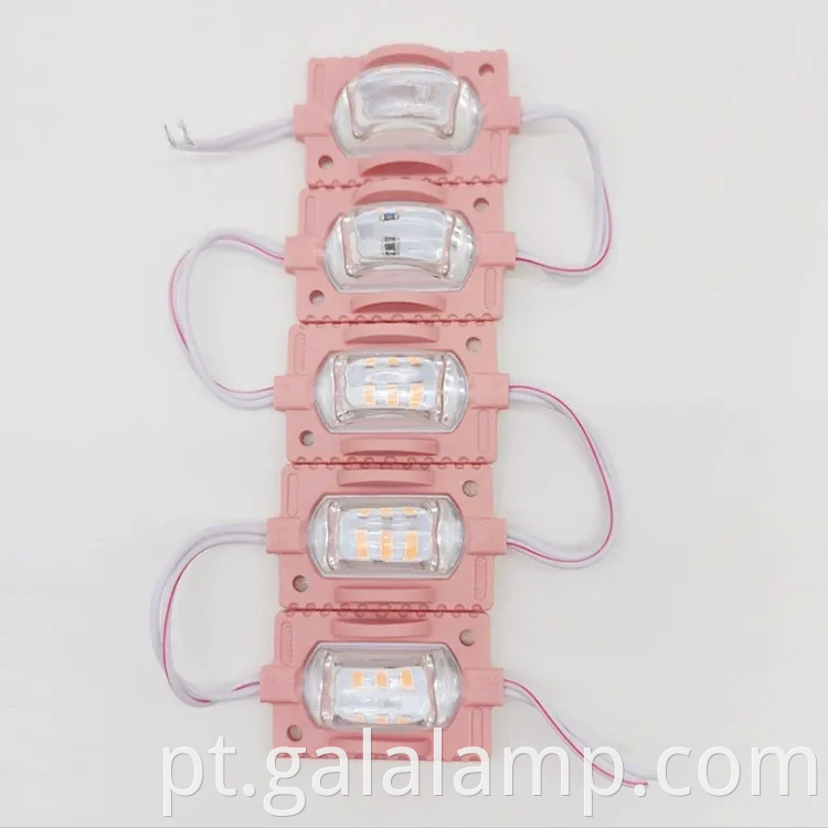 Módulo de fonte de luz lateral de caixa de luz LED ao ar livre com moldagem por injeção